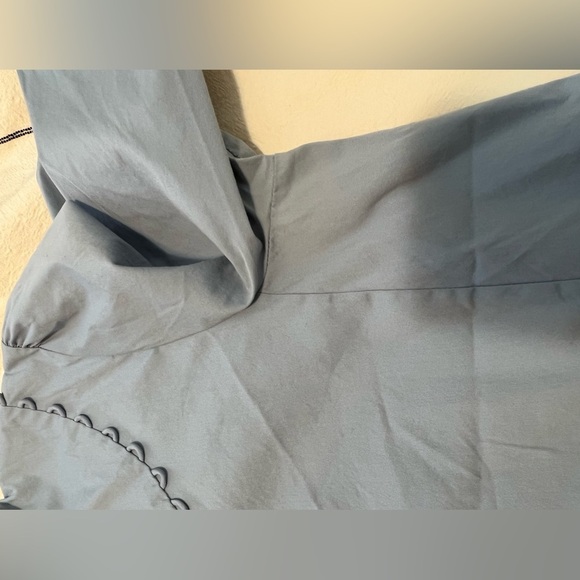 3. Theory Blue Blouse - Picture 14 of 14